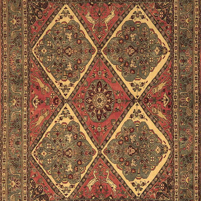Machine Washable Persian Brown Traditional Rug, wshtr2295brn