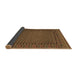 Sideview of Southwestern Brown Country Rug, tr2296brn