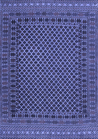 Southwestern Blue Country Rug, tr2296blu