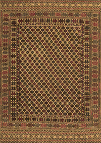 Southwestern Brown Country Rug, tr2296brn