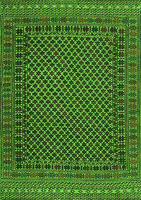 Southwestern Green Country Rug, tr2296grn