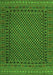 Southwestern Green Country Rug, tr2296grn