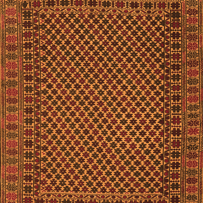 Southwestern Orange Country Rug, tr2296org