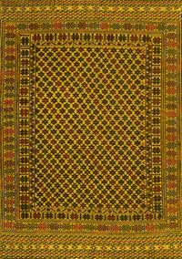 Southwestern Yellow Country Rug, tr2296yw