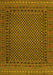 Southwestern Yellow Country Rug, tr2296yw