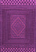 Machine Washable Persian Purple Traditional Area Rugs, wshtr2297pur