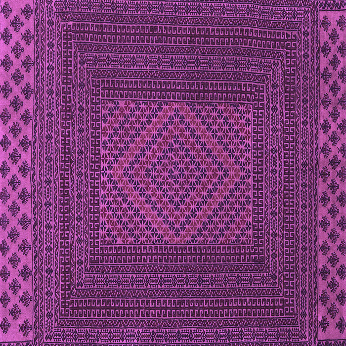 Square Machine Washable Persian Purple Traditional Area Rugs, wshtr2297pur