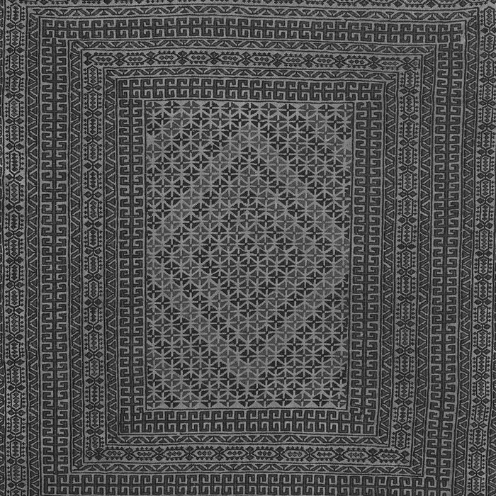 Serging Thickness of Machine Washable Persian Gray Traditional Rug, wshtr2297gry