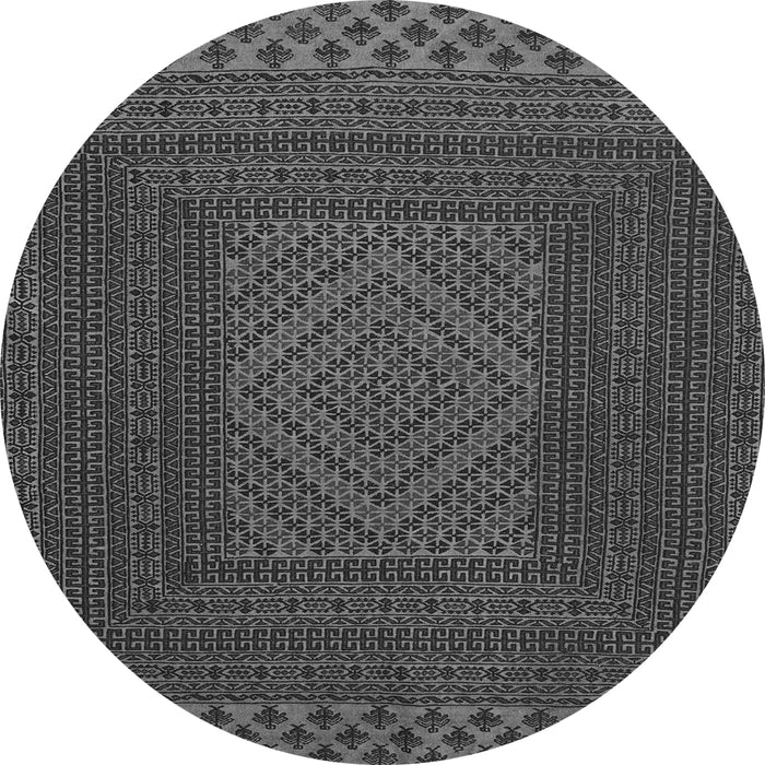 Square Persian Gray Traditional Rug, tr2297gry