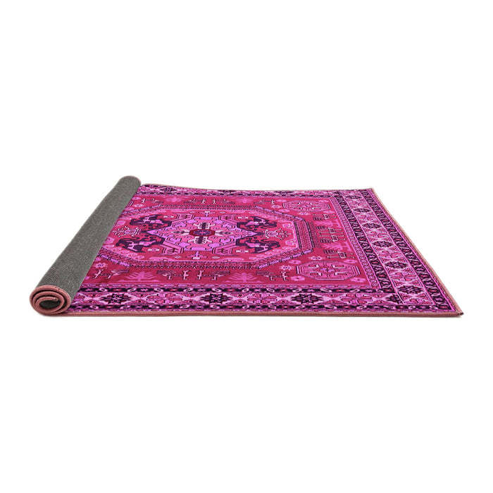 Sideview of Persian Pink Traditional Rug, tr2298pnk