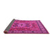 Sideview of Persian Pink Traditional Rug, tr2298pnk