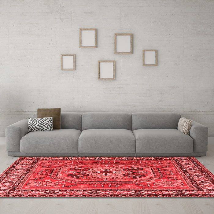 Traditional Red Washable Rugs