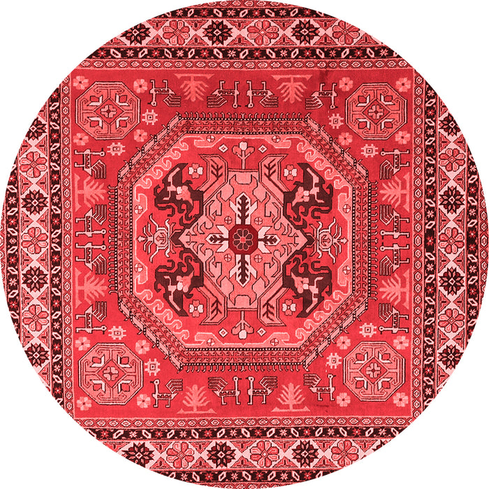 Machine Washable Persian Red Traditional Rug, wshtr2298red