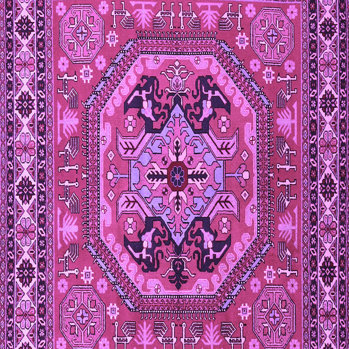 Machine Washable Persian Purple Traditional Area Rugs, wshtr2299pur