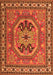 Persian Orange Traditional Rug, tr2299org