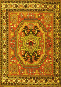 Persian Yellow Traditional Rug, tr2299yw
