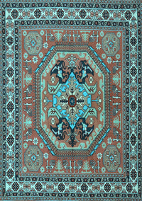 Persian Light Blue Traditional Rug, tr2299lblu