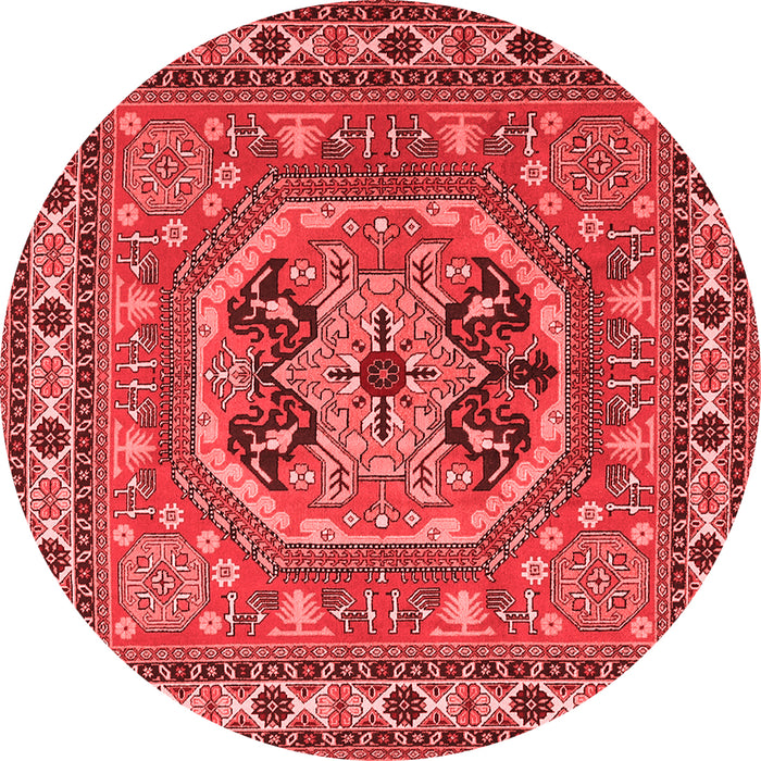 Machine Washable Persian Red Traditional Rug, wshtr2299red