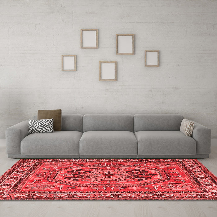Traditional Red Washable Rugs