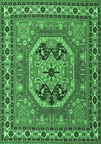 Persian Emerald Green Traditional Rug, tr2299emgrn