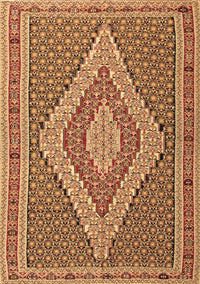 Southwestern Brown Country Rug, tr229brn