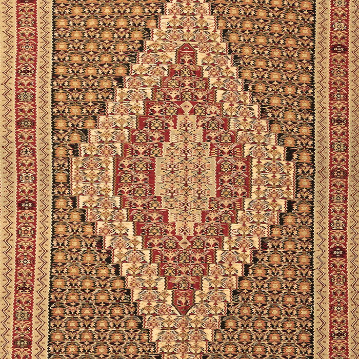 Southwestern Brown Country Rug, tr229brn