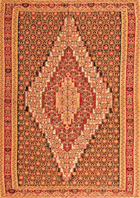 Southwestern Orange Country Rug, tr229org