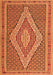 Southwestern Orange Country Rug, tr229org