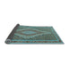 Sideview of Southwestern Light Blue Country Rug, tr229lblu