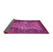 Sideview of Persian Pink Traditional Rug, tr22pnk