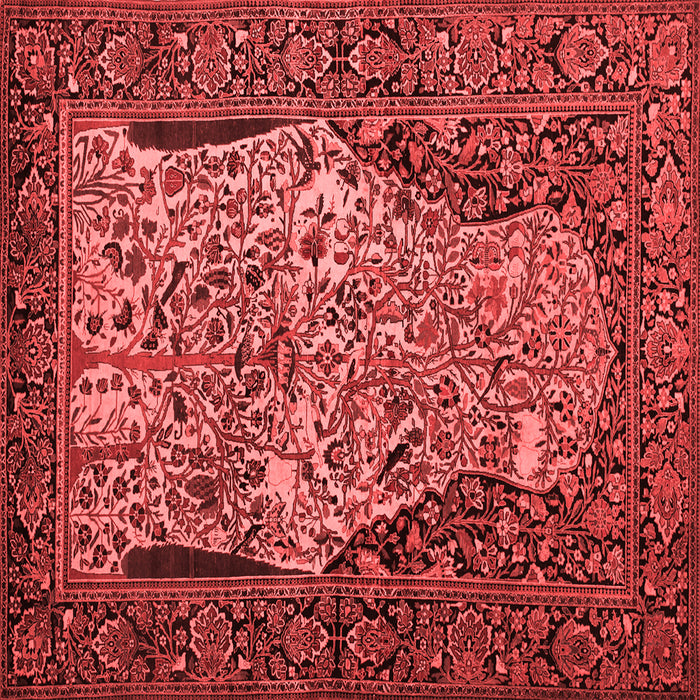 Machine Washable Persian Red Traditional Rug, wshtr22red
