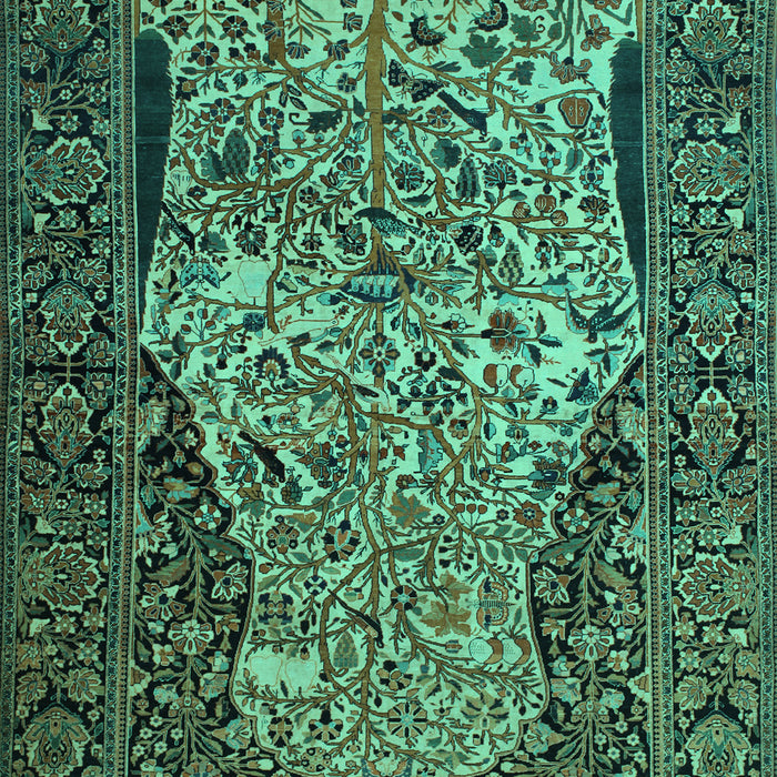 Persian Turquoise Traditional Rug, tr22turq