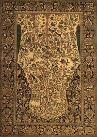Persian Brown Traditional Rug, tr22brn