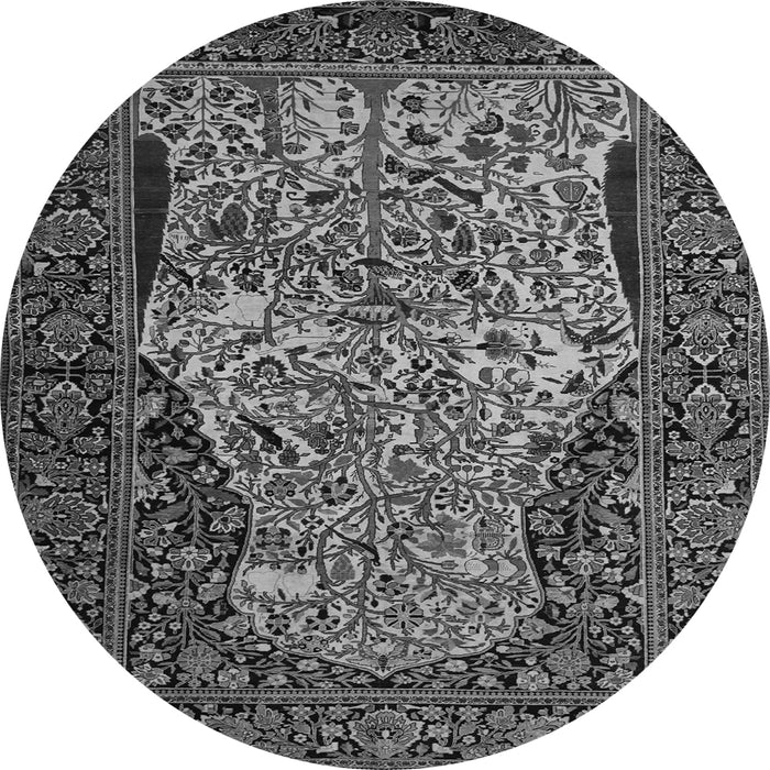 Square Persian Gray Traditional Rug, tr22gry