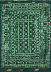 Southwestern Turquoise Country Rug, tr2300turq