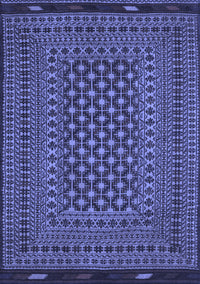 Southwestern Blue Country Rug, tr2300blu