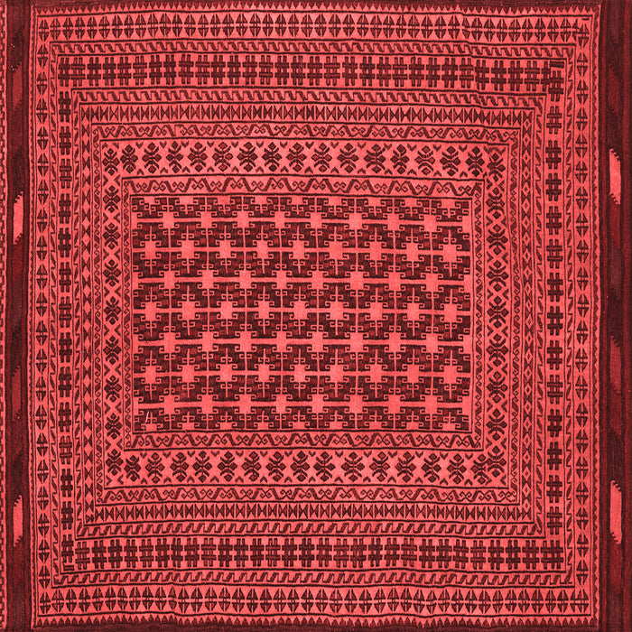 Machine Washable Southwestern Red Country Rug, wshtr2300red