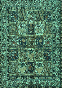 Persian Turquoise Traditional Rug, tr2301turq