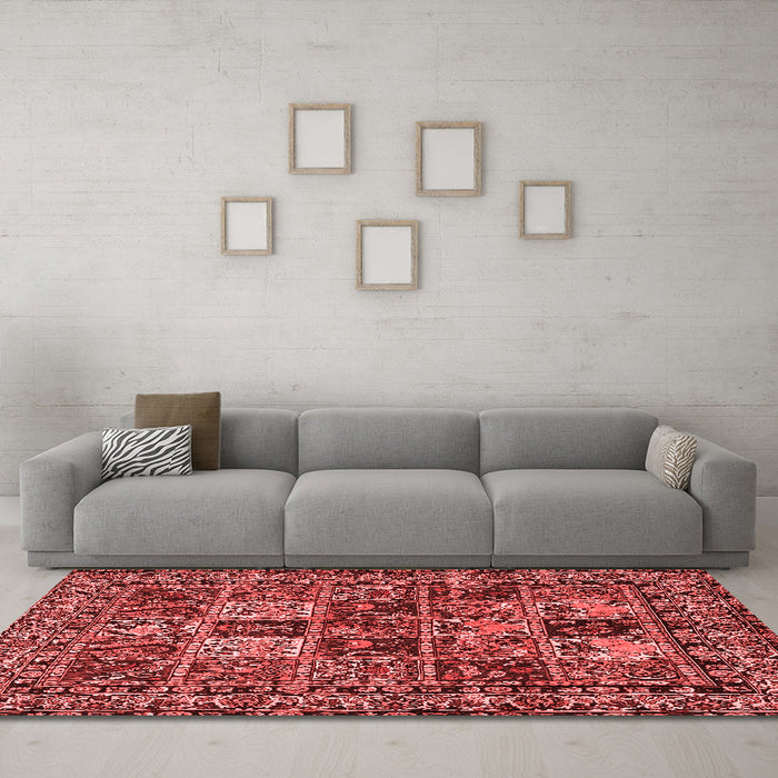 Traditional Red Washable Rugs