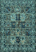 Persian Light Blue Traditional Rug, tr2301lblu