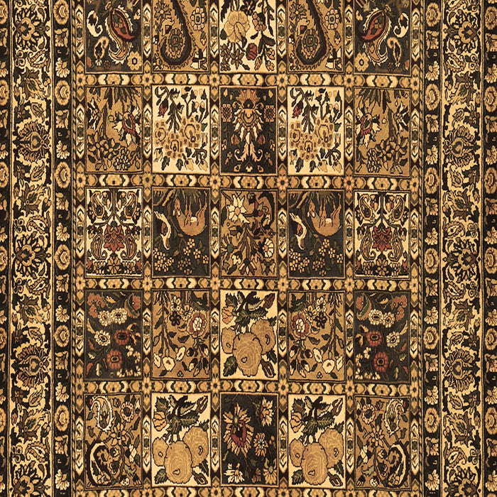 Machine Washable Persian Brown Traditional Rug, wshtr2301brn