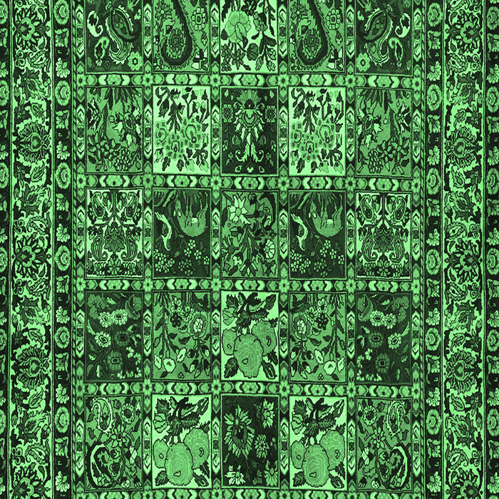 Persian Emerald Green Traditional Rug, tr2301emgrn