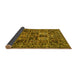 Sideview of Persian Yellow Traditional Rug, tr2301yw