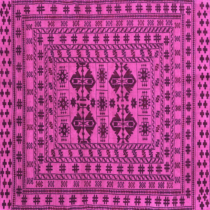 Square Southwestern Pink Country Rug, tr2302pnk