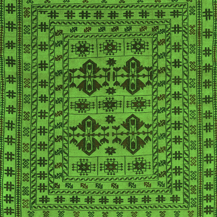 Southwestern Green Country Rug, tr2302grn