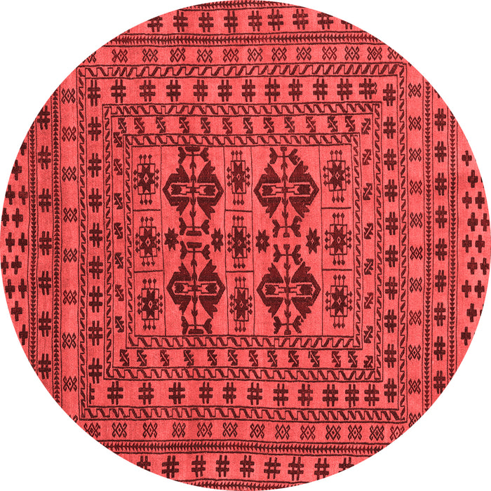 Machine Washable Southwestern Red Country Rug, wshtr2302red