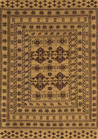 Southwestern Brown Country Rug, tr2302brn