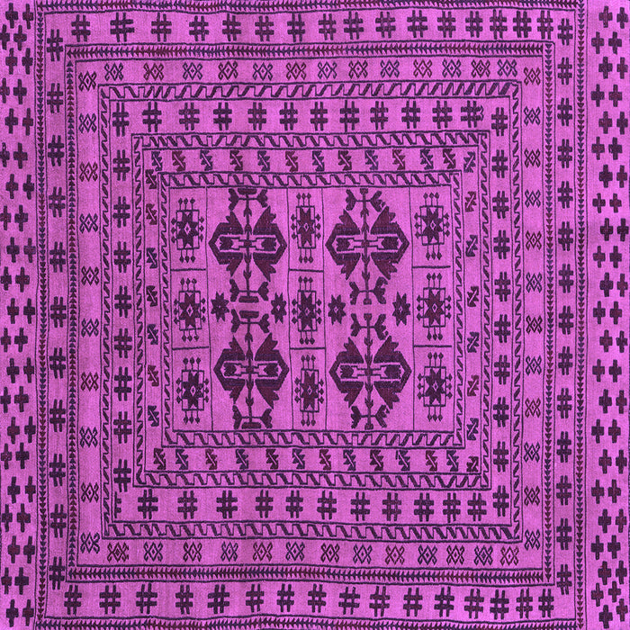 Square Southwestern Purple Country Rug, tr2302pur