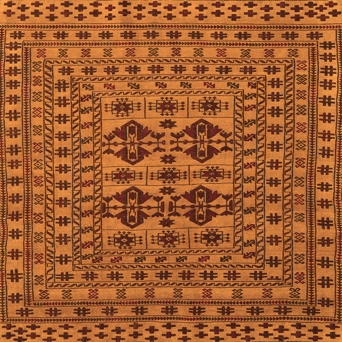 Serging Thickness of Southwestern Orange Country Rug, tr2302org