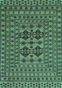 Southwestern Turquoise Country Rug, tr2302turq